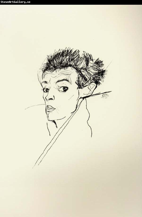 Egon Schiele Self Portrait